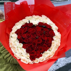 101 троянда серце у Львові фото