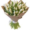 Фото товара 31 білий тюльпан у коробці у Львові