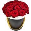 Фото товара 21 червона троянда в коробці у Львові