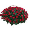 Фото товара 101 червона троянда в кошику у Львові