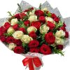 Фото товара 51 троянда чотирьох сортів у Львові