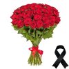 Фото товара 50 червоних троянд у Львові