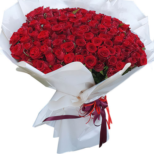 Фото товара 201 красная роза у Львові