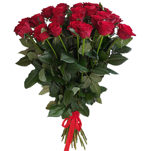 Фото товара 21 красная роза у Львові