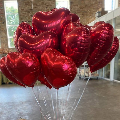 повітряні кульки у вигляді серця фото товару