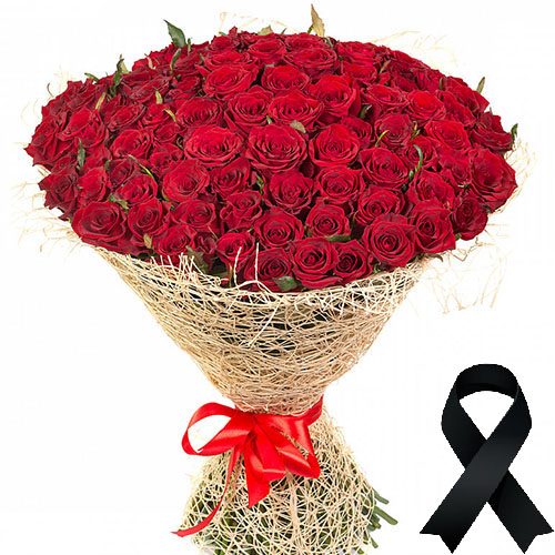 Фото товара 100 красных роз у Львові