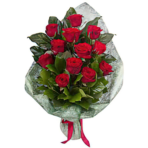 Фото товара 12 красных роз у Львові