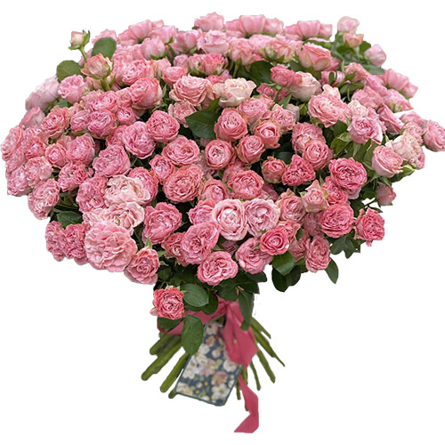 Фото товара 33 кустовые пионовидные розы у Львові